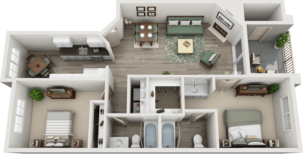 B2 floor plan